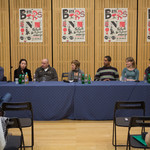 Panel discussion on Education of the Stoic <em>Photo: Boštjan Lah, Matej Kristovič</em>