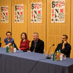 Panel discussion on Closing of Love <em>Photo: Boštjan Lah, Matej Kristovič</em>