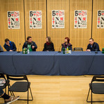 Pogovor o uprizoritvi Moderne no drame <em>Foto: Boštjan Lah, Matej Kristovič</em>