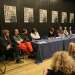 Panel discussion on Iliada <em>Photo: Boštjan Lah, Matej Kristovič</em>