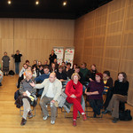 Panel discussion on Born in YU <em>Photo: Boštjan Lah</em>