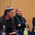 Panel discussion on To Damascus <em>Photo: Boštjan Lah</em>