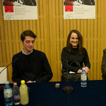 Panel discussion on Bartleby, the Scrivener <em>Photo: Boštjan Lah</em>