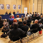 Panel discussion on MandićMachine <em>Photo: Matej Kristovič</em>