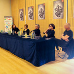 Panel discussion on Everyman <em>Photo: Matej Kristovič</em>
