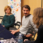 Panel discussion on Emperor of Loss <em>Photo: Matej Kristovič</em>