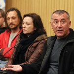 Panel discussion on The Noble Glembays <em>Photo: Matej Kristovič</em>